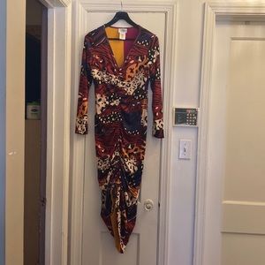 Sassy Jones Mikara Reversible Drawstring Dress